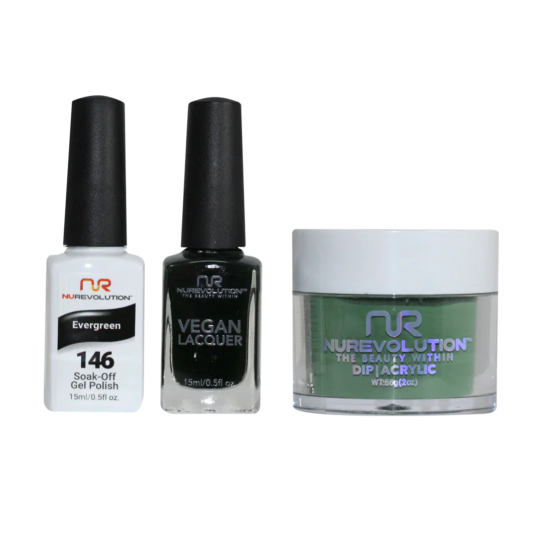 NuRevolution Trio set 146 Evergreen