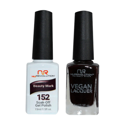 NuRevolution Trio Duo Gel &amp; Lacquer 152 Beauty Mark