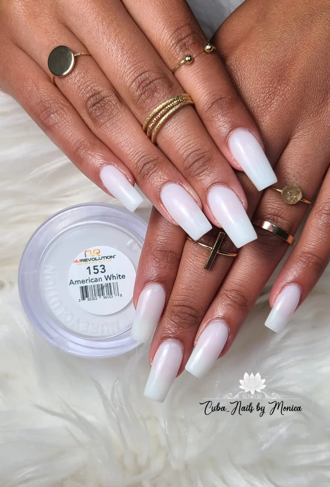 NuRevolution Trio Dip/Acrylic Powder 153 American White