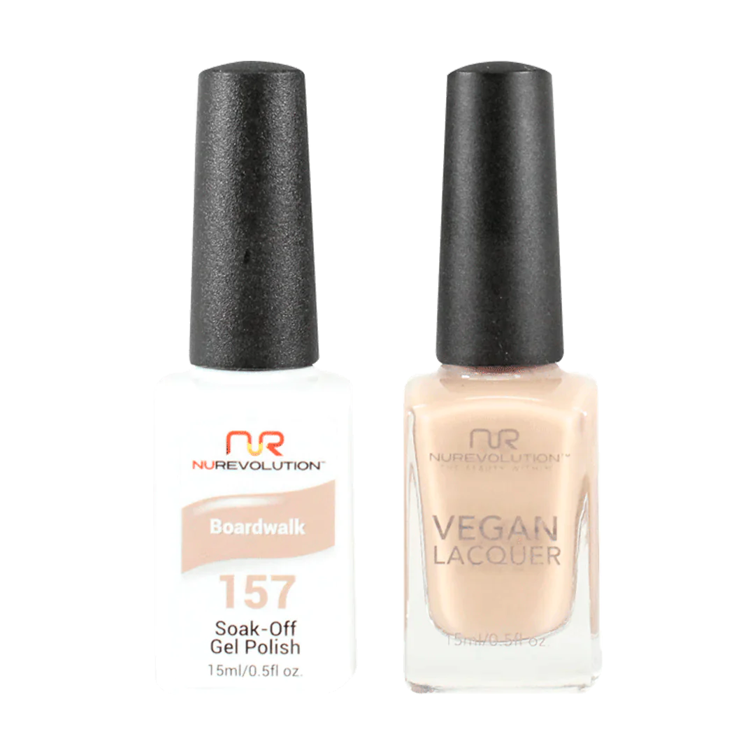 NuRevolution Trio Duo Gel &amp; Lacquer 157 Boardwalk