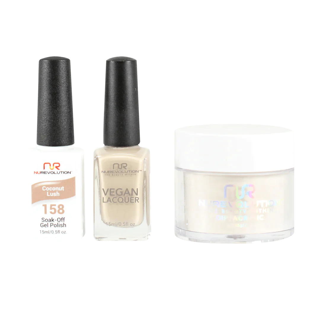 NuRevolution Trio set 158 Coconut Lush