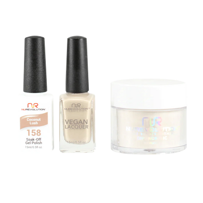 NuRevolution Trio set 158 Coconut Lush