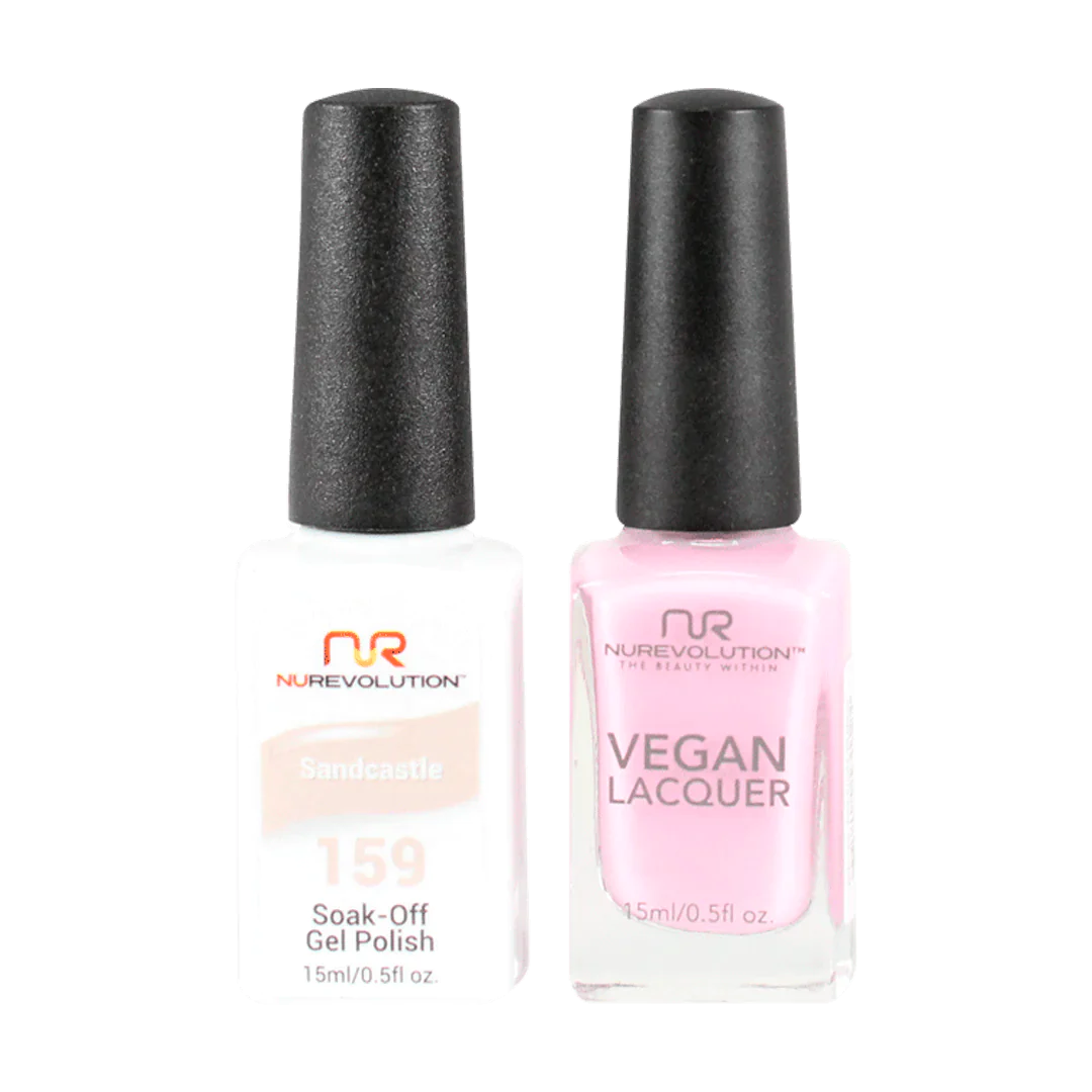 NuRevolution Trio Duo Gel &amp; Lacquer 159 Sandcastle