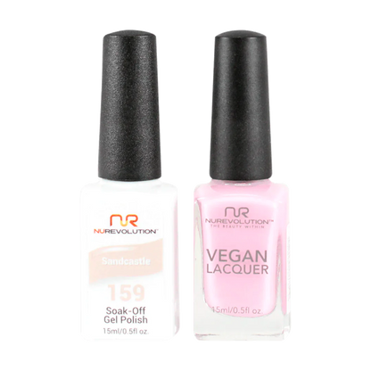 NuRevolution Trio Duo Gel &amp; Lacquer 159 Sandcastle