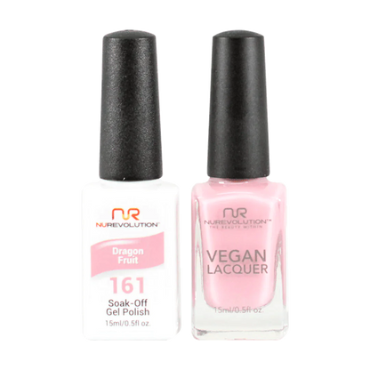 NuRevolution Trio Duo Gel &amp; Lacquer 161 Dragon Fruit