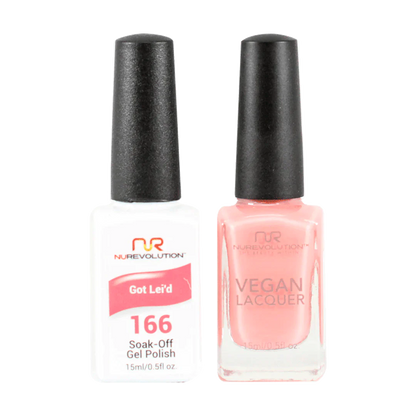 NuRevolution Trio Duo Gel &amp; Lacquer 166 Got Lei&