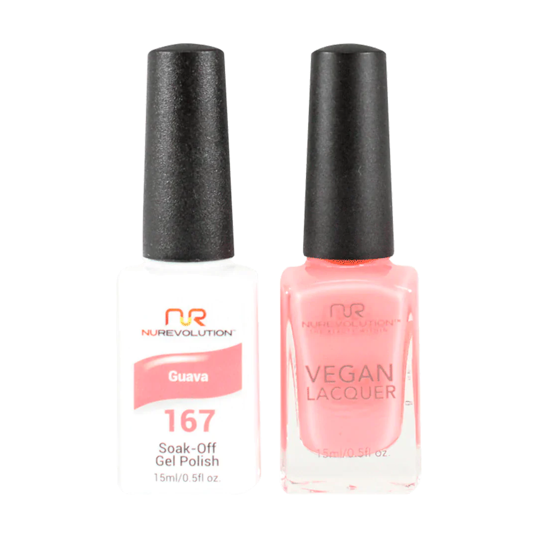 NuRevolution Trio Duo Gel &amp; Lacquer 167 Guava