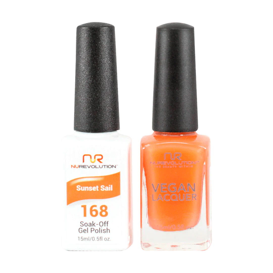 NuRevolution Trio Duo Gel &amp; Lacquer 168 Sunset Sail