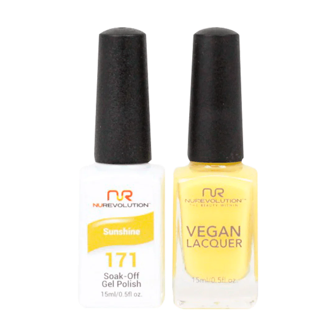 NuRevolution Trio Duo Gel &amp; Lacquer 171 Sunshine