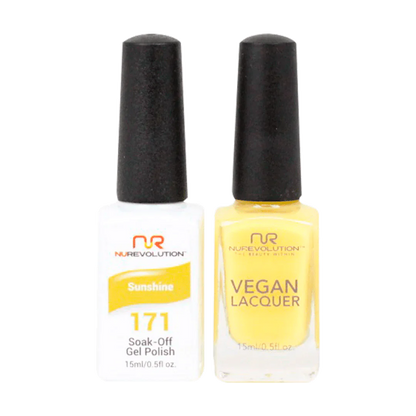 NuRevolution Trio Duo Gel &amp; Lacquer 171 Sunshine