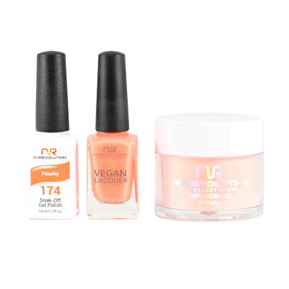 NuRevolution Trio set 174 Peachy