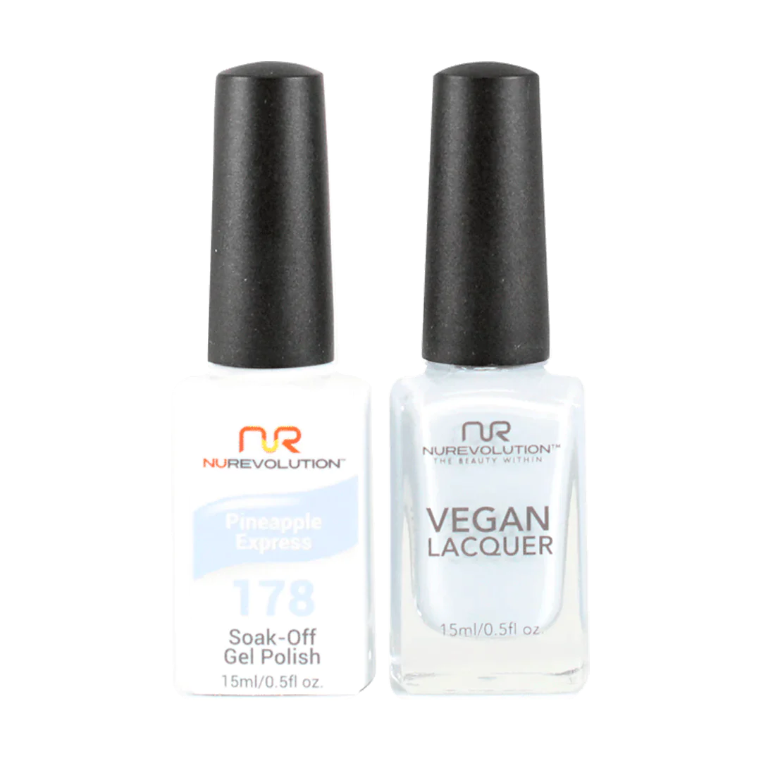 NuRevolution Trio Duo Gel &amp; Lacquer 178 Pinapple Express