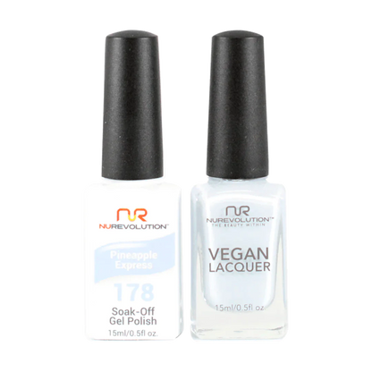 NuRevolution Trio Duo Gel &amp; Lacquer 178 Pinapple Express