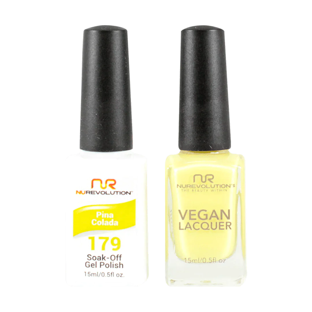 NuRevolution Trio Duo Gel &amp; Lacquer 179 Pina Colada