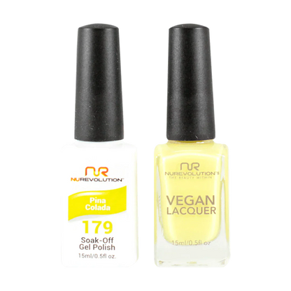 NuRevolution Trio Duo Gel &amp; Lacquer 179 Pina Colada