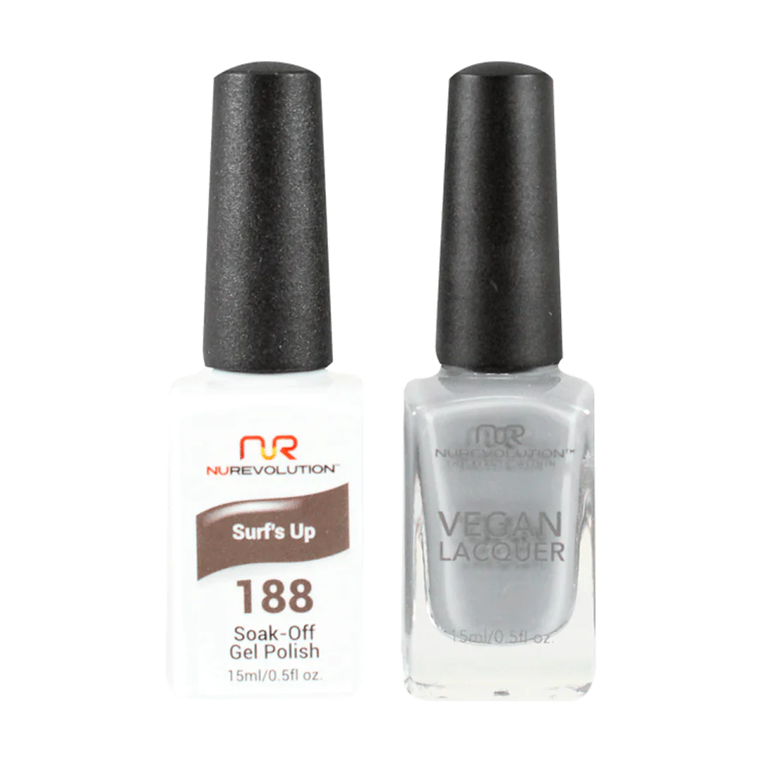 NuRevolution Trio Duo Gel &amp; Lacquer 188 Surf&