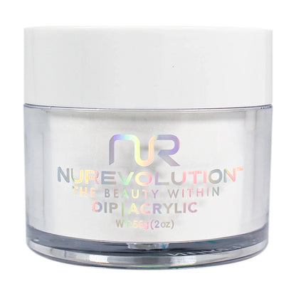 NuRevolution Trio Dip/Acrylic Powder 202 Glass Slipper