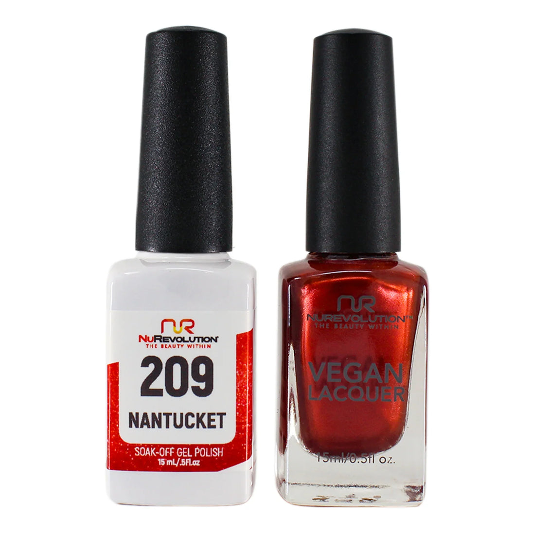 NuRevolution Trio Duo Gel &amp; Lacquer 209 Nantucket