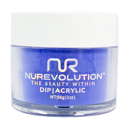 NuRevolution Trio Dip/Acrylic Powder 211 Blue Ether