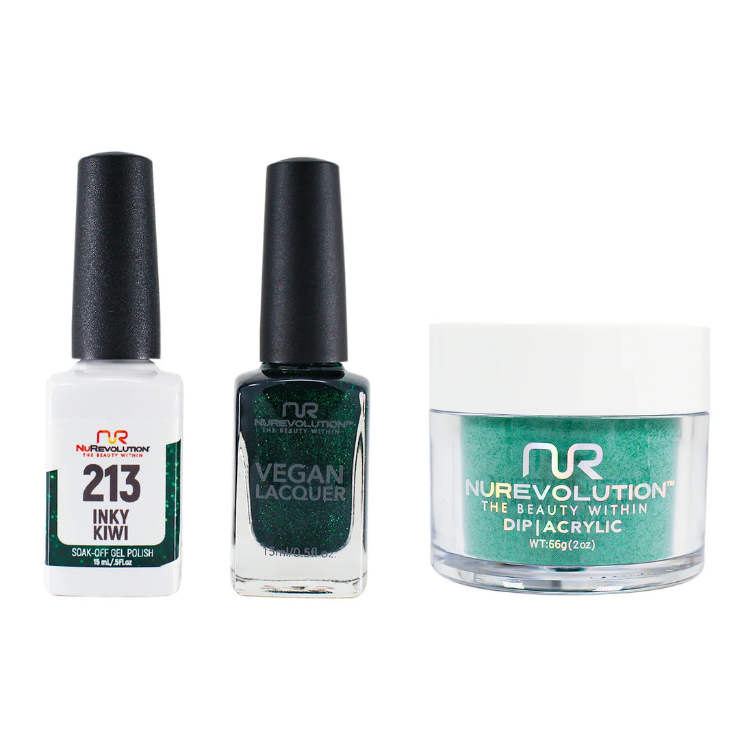 NuRevolution Trio set 213 Inky Kiwi