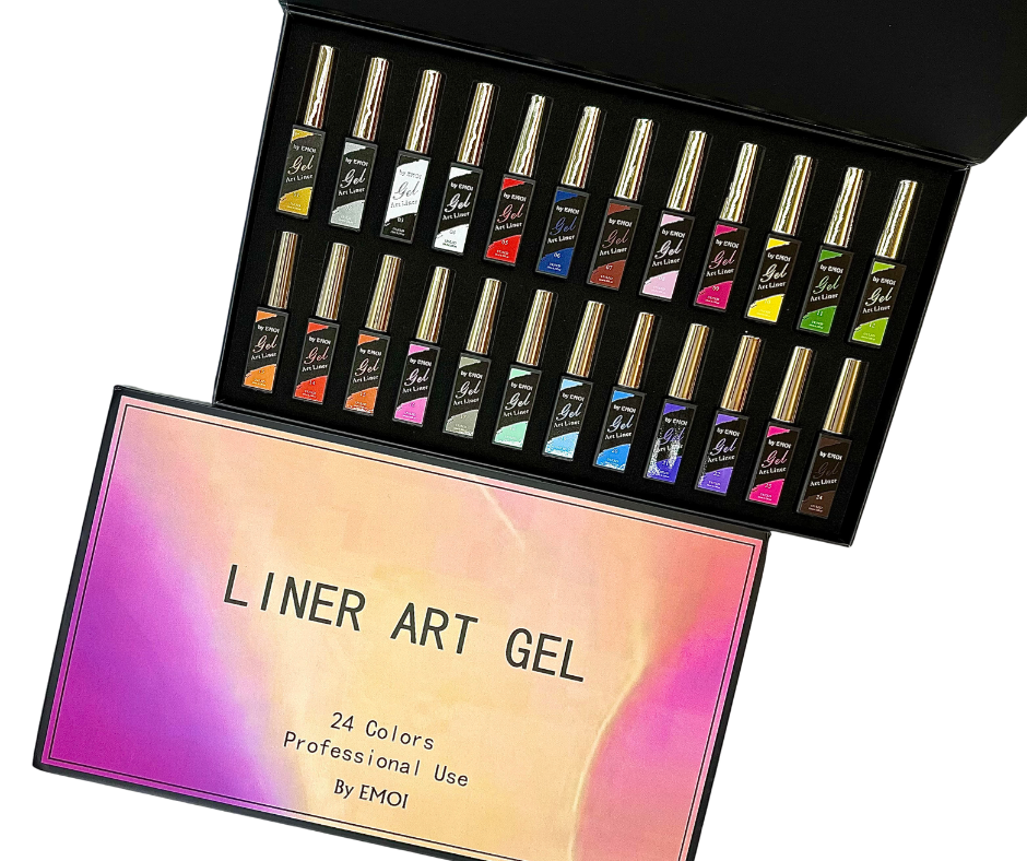 EMOI Liner Nails Art Gel 24 Colours